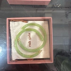 Cult Gaia Green Bangles